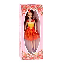 Кукла Rose Girl желто-красное платье