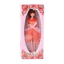 Кукла Rose Girl красное платье c бантом