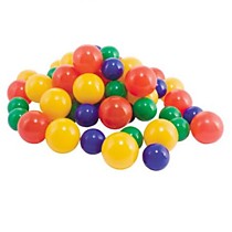 Пластиковые мягкие шарики Нордпласт диаметр 8см (50шт. в сетке)