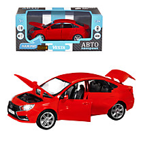 Машина металлическая модель Lada Vesta Red Автопанорама