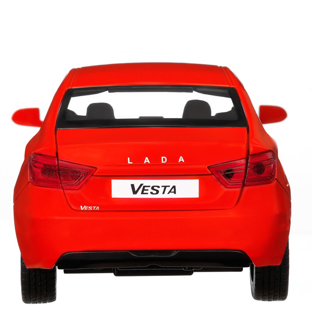 Машина металлическая модель Lada Vesta Red Автопанорама