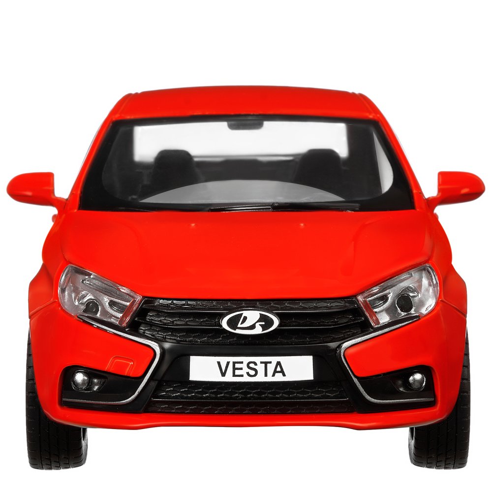 Машина металлическая модель Lada Vesta Red Автопанорама