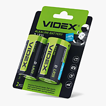 Батарейка Videx Alcaline D LR20